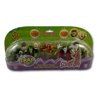 Scooby Doo Trap Time fünf Mini Figuren mit Who Dunnit Köpfen