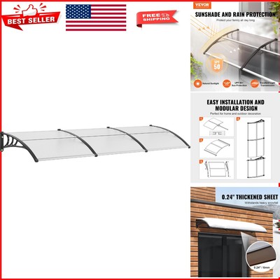Lightweight 120'' x 40'' Outdoor Awning - Easy Installation & Modern Design