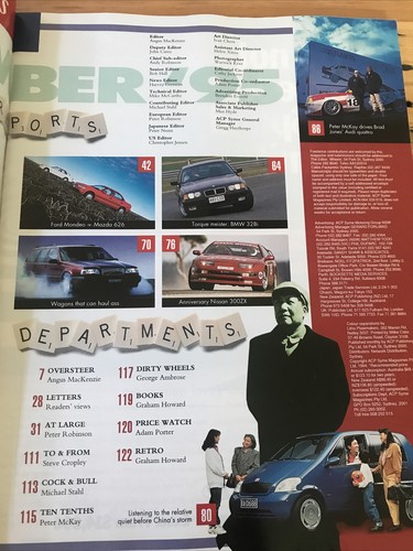 Wheels Car magazine SEPT 1995 F50 MONDEO 626 A4 VR6 ODYSSEY STARWAGON NIMBUS - Picture 2 of 3