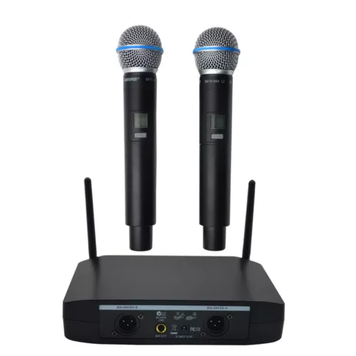 Neu GLXD4 Gesang kabelloses Zweikanalmikrofon SHURE 2 BETA58A GLXD24 - Bild 3 von 9