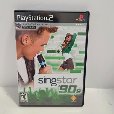 SingStar '90s ~ PS2 ~ PlayStation 2 ~ CIB ~ EUC