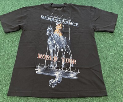 Beyonce Official Renaissance World Tour Merch Horse Cowboy Hat T-shirt M