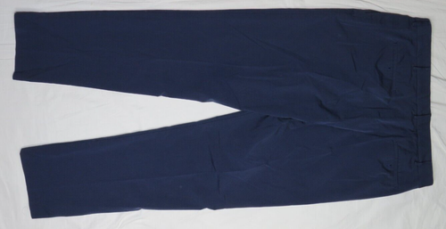 VAN HEUSEN MENS PANTS 36X34 NAVY FLEX STRAIGHT FIT FLAT DRESS CHINO NEW NWT