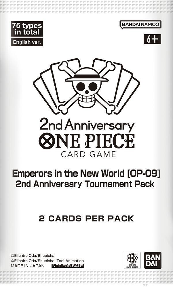2ND ANNIVERSARY TOURNAMENT ONE PIECE CARD GAME ENGLISH Sealed Pack