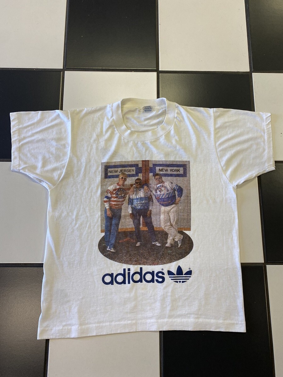 VINTAGE 88' ADIDAS OLYMPIC T-SHIRT MADE IN USA SIZE XL LINCOLN