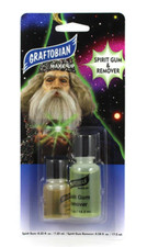 GRAFTOBIAN SPIRIT GUM ADHESIVE 1/4 oz and REMOVER 1/2 oz
