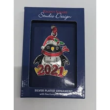 Penguin 2021 Ornament by Regent Square Studio Design