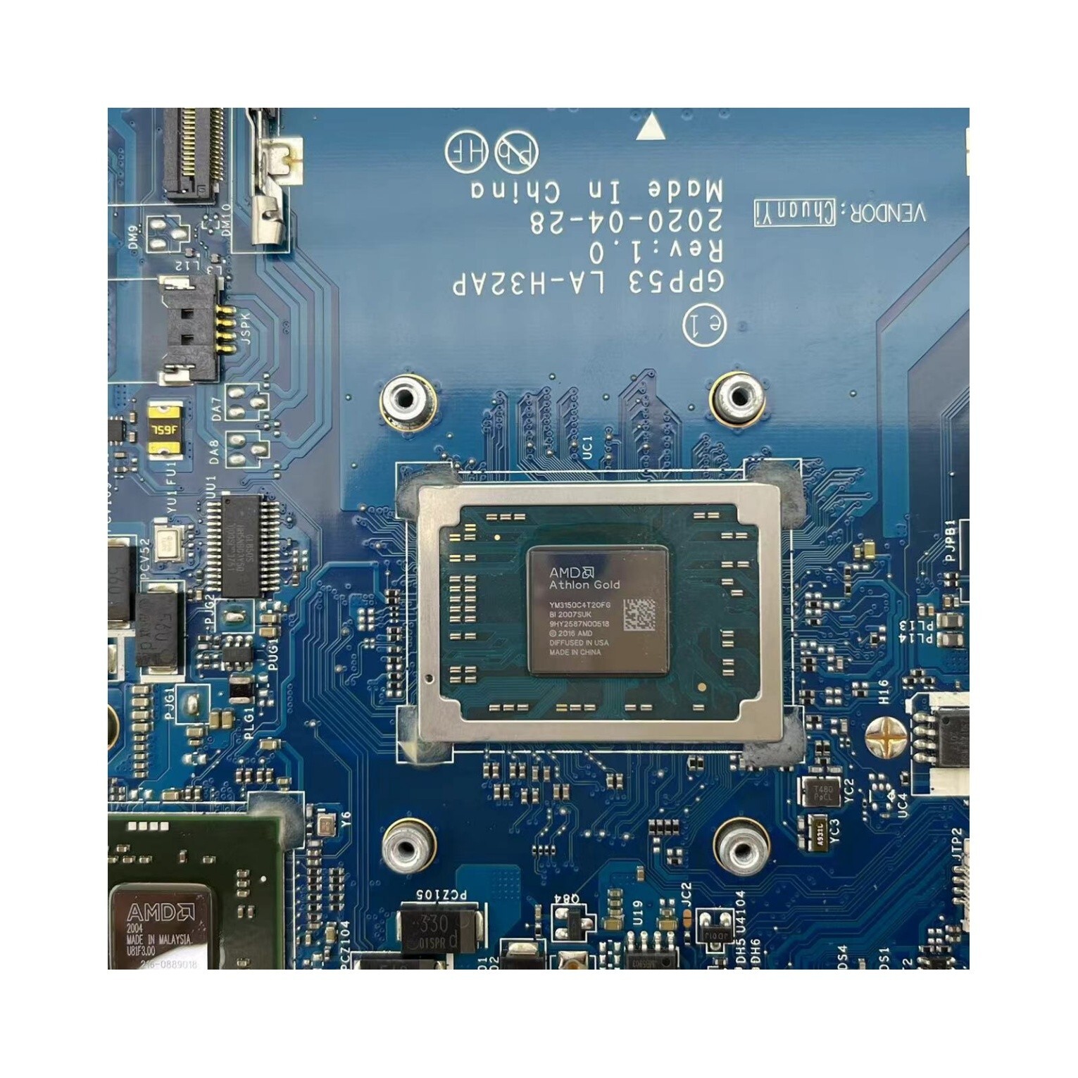 M03666-601 For HP 15-GW 15s-GR Motherboard LA-H32AP Athlon Gold 3150U CPU 620 2G