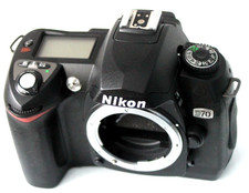 Nikon D D70 6.1MP Digital SLR Camera - Black Body Only Parts or Repair 3080
