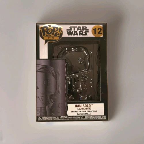 Funko Pop! Pin #12 Han Solo (Carbonite) Star Wars Enamel Collectible