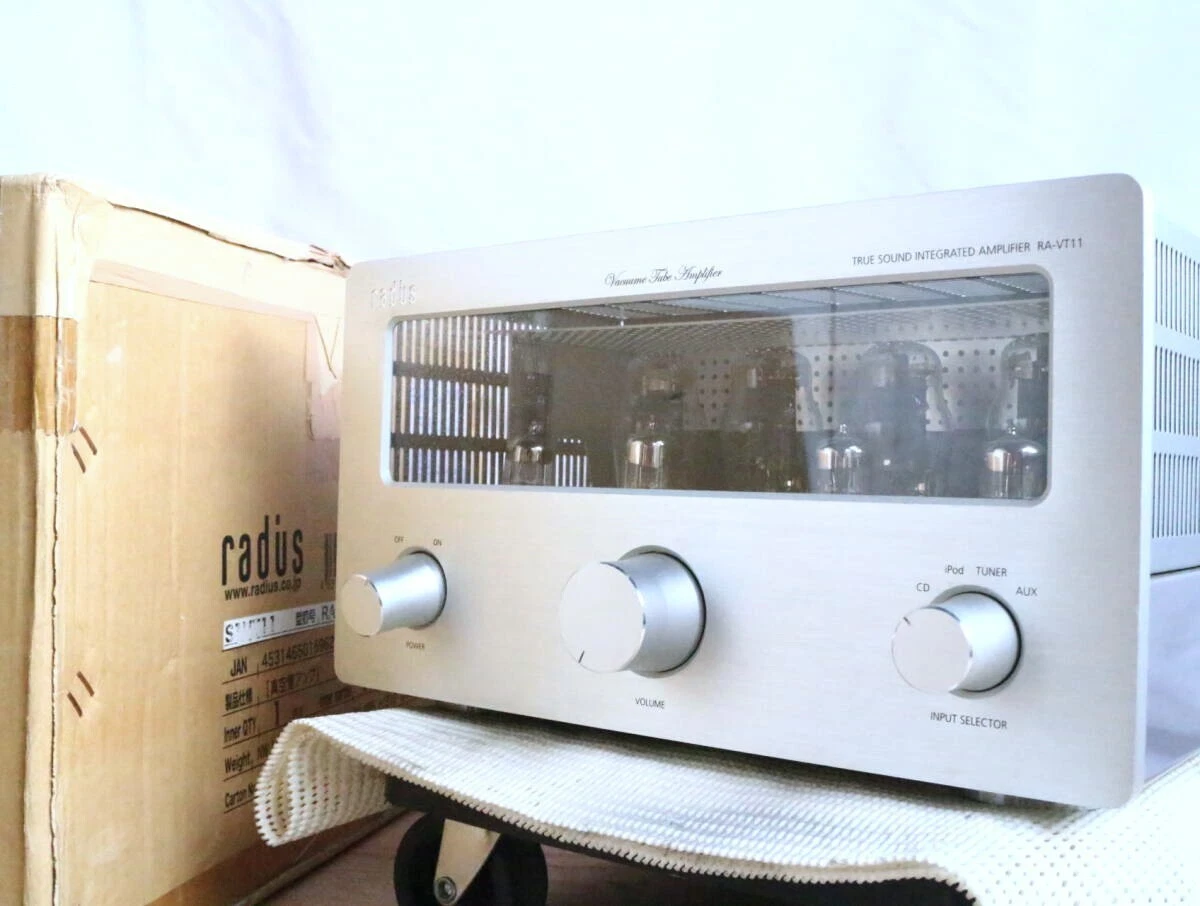 Radius RA-VT11 Vacuum Tube Integrated Amplifier Hi-Res Audio Boxed