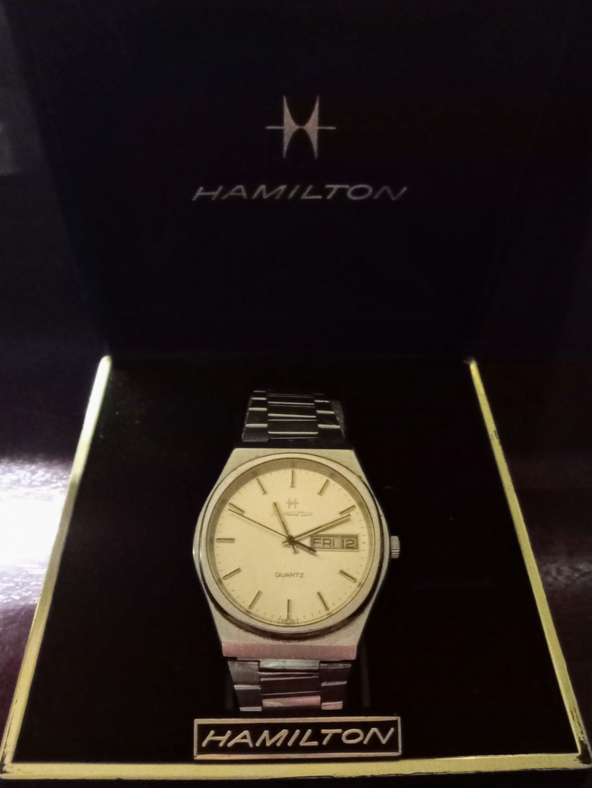 Made, Rare Analog. Hamilton Quartz Vintage Jewel 907980 6 Watch.Swiss - vintagewatches.pk