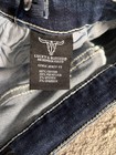 Lucky & Blessed Cropped Wide Flare Fit Denim Jeans W/ Embroidered Details 30x26 — photo 4