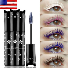 6 Colors Mascara Set, Rainbow Colorful Mascara for Thicking Charming Lashes-Look