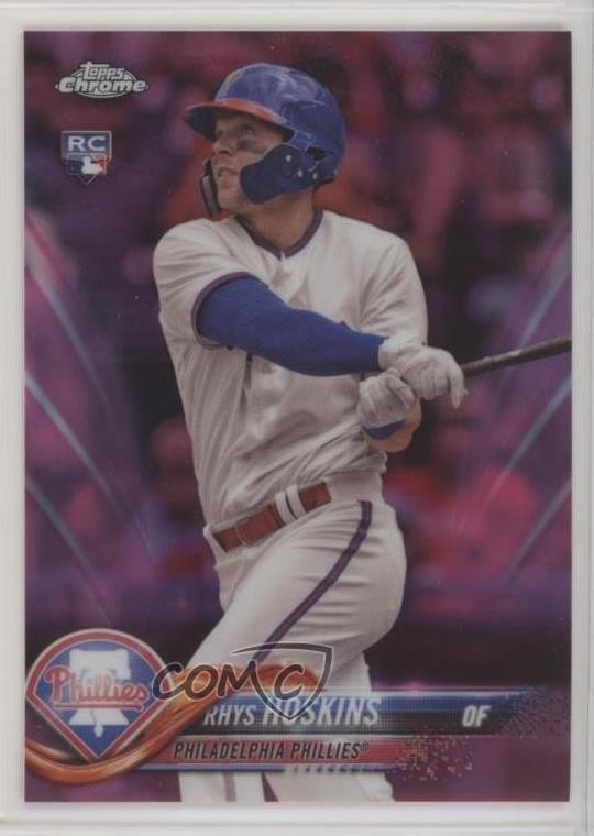 2018 Topps Chrome Update Target Exclusive Pink Refractor Rhys Hoskins 0g45