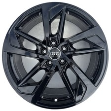 19” GENUINE AUDI A3 8Y TRAPEZOID GLOSS BLACK ALLOY WHEEL RIM OEM 8Y0601025R