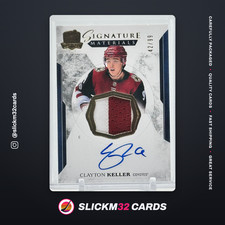 2017-18 UD The Cup Clayton Keller Signature Materials Rookie Patch Auto /99