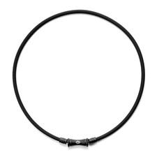 Colantotte TAO Raffi Magnetic Necklace Matte Black L 47cm