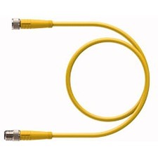 1pc TURCK PKG 3M-8-PSG 3M Cordset, M8 F to M12 M, Straight, Black TPU, 8 m,