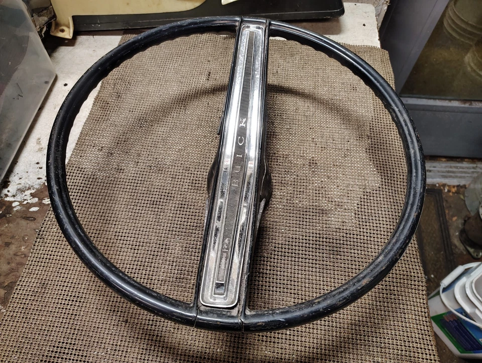 Buick Skylark Gran Sport 1964 1965 Special Sport Wagon OEM volante negro Foto 3 de 4