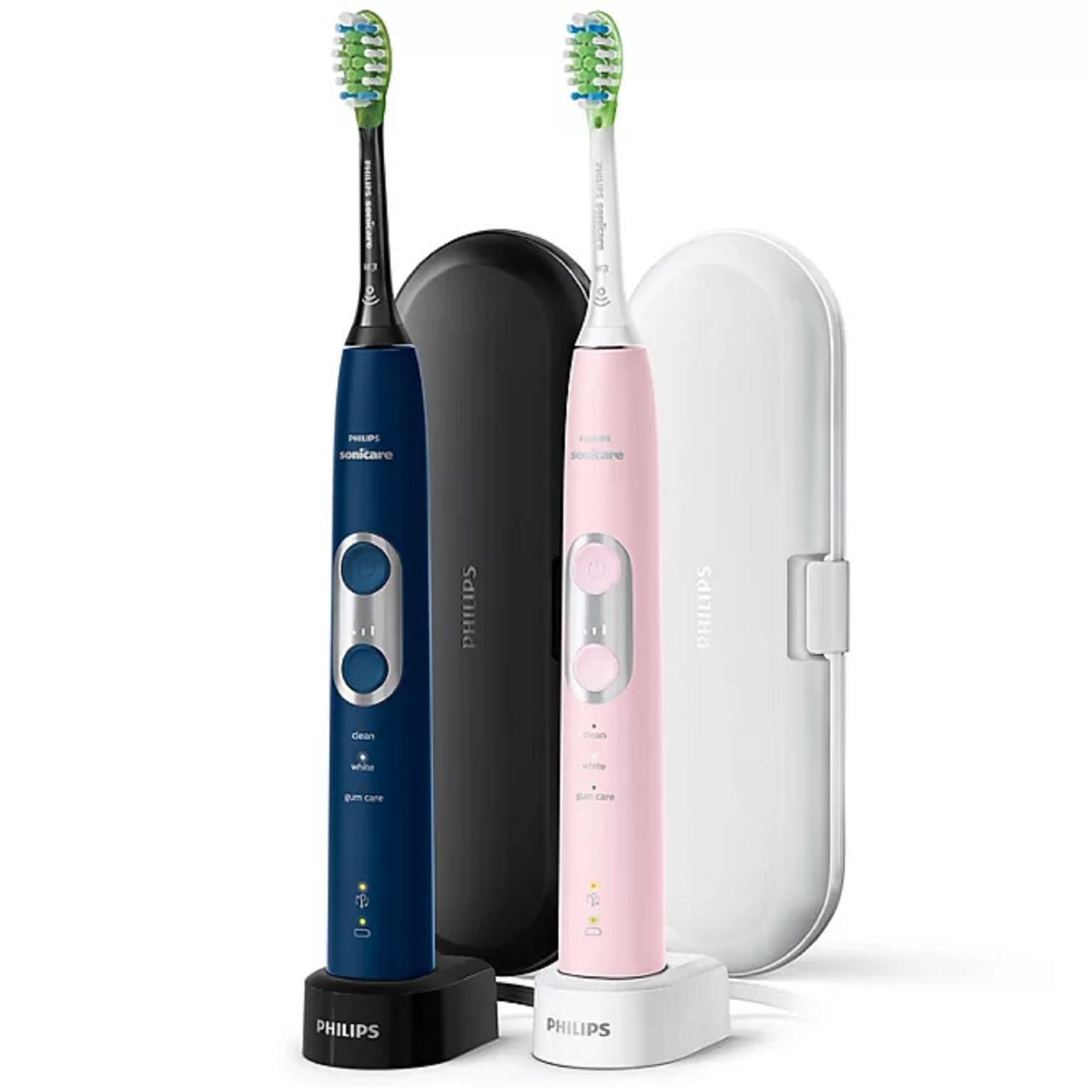 Philips Sonicare 6100 ProtectiveClean Power Toothbrush 2 Pack