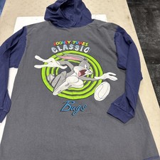 Signal Sports LOONEY TUNES SHIRT Hoodie  L  Vintage Bugs Bunny 90s