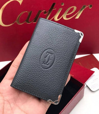 Cartier Must de Cartier 4CC Card Holder Wallet Black Calfskin - NIB