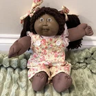 Reserved lolly 2 Vintage Cabbage Patch Kid African American dolls 12 and 10