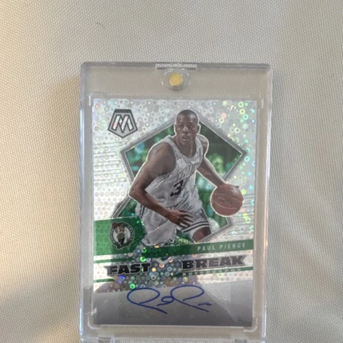 2021-22 Panini Mosaic Fast Break Autograph Paul Pierce #FBA-PPE Boston Celtics