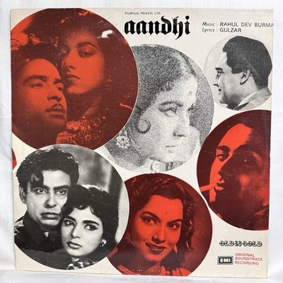 Aandhi LP Vinyl Record R D Burman Rare 1976 Bollywood Hindi Film Ost Indian EX