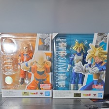 Bandai S.H.Figuarts Krillin Earth's Strongest Man  SS Trunks 2 Figure Set