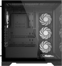 XPG Invader XMT Mid-Tower Gaming ATX PC Case Panoramic View, Tempered Glass 3