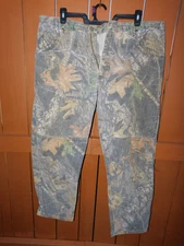 Wrangler Pro Gear Mens Hunting Camouflage Real Tree Camo Pants Size 40x30, 9/35