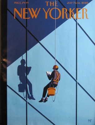 THE NEW YORKER MAGAZINE 100 THE FICTION JULY 7 & 14, 2025 - ''Literary Heights''