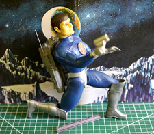 1968 Mattel Major Matt Mason CAPTAIN LAZER w/ WAND - Mattel's "Man In Space"