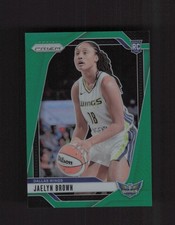 2024 Panini Prizm WNBA #31 Jaelyn Brown Green Prizms