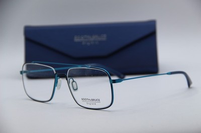 NEW BOOTH & BRUCE SKY BB1809 BLUE AUTHENTIC EYEGLASSES W/CASE 56-16