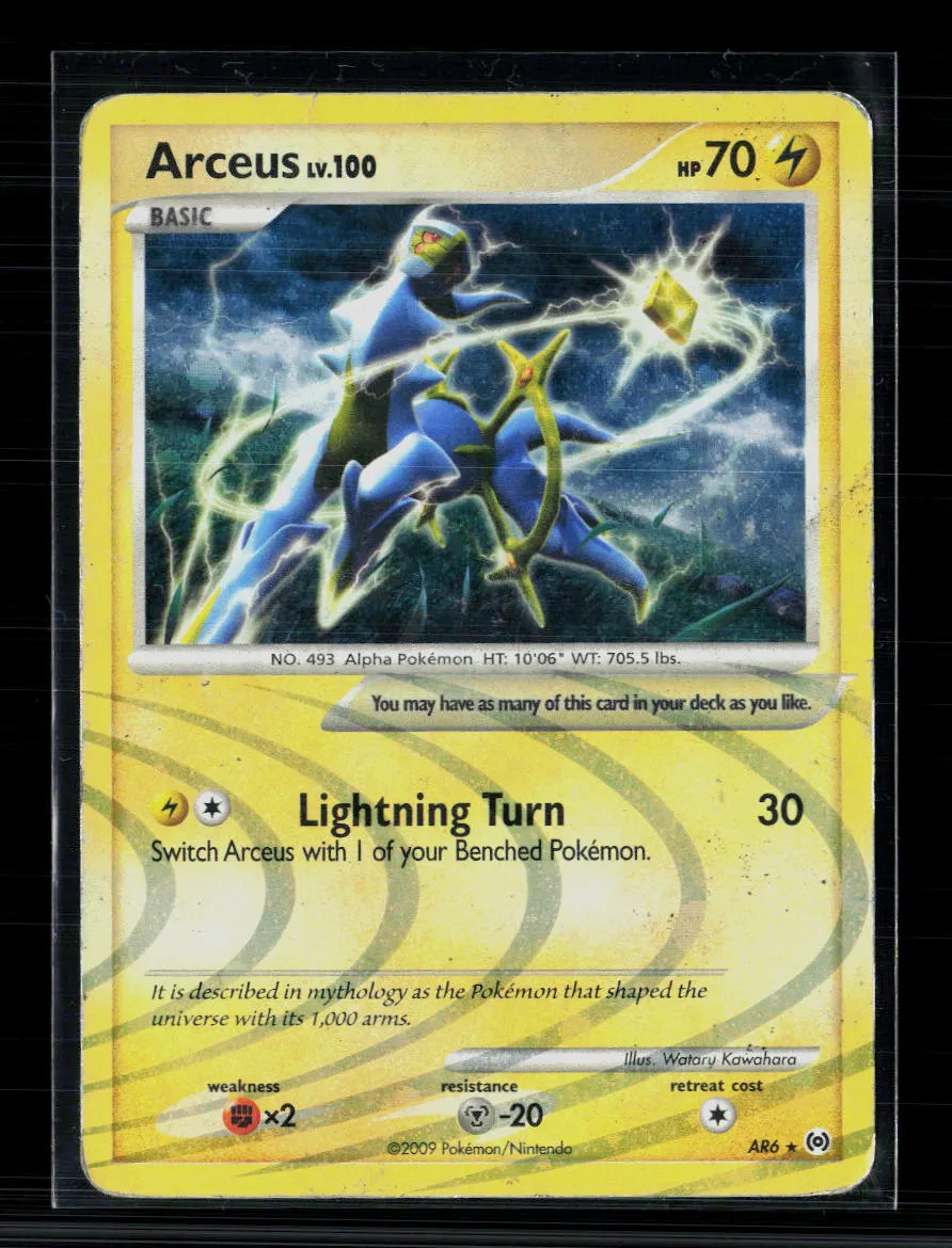 Pokemon 2009 Platinum – Arceus Arceus #AR6