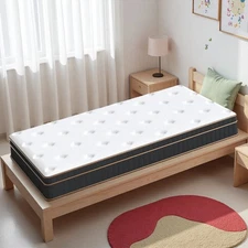 Twin XL Innerspring Mattress 12-Inch - Medium Firm, Breathable For Guest & Dorm