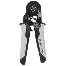 Klein Tools 34055 Ferrule Crimping Tool, Square Crimper Pliers for 10 to 22 A...