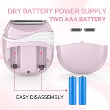 Ladies Electric Shaver for Bikini Trimming and Body Hair Removal