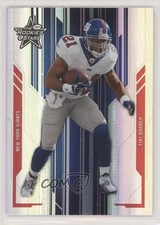 2005 Leaf Rookies & Stars Longevity Parallel Holofoil 70/99 Tiki Barber #63 6h5