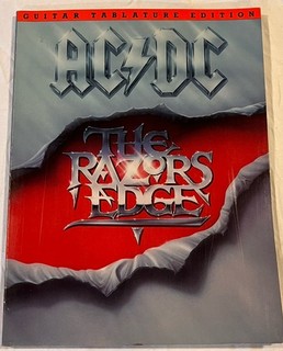 AC/DC Razors Edge Guitar Tab. Tablature Book. Angus Malcolm Young