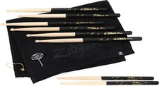 Zildjian Dip Drumsticks with Towel and Drum Key - 5B, 4-pack