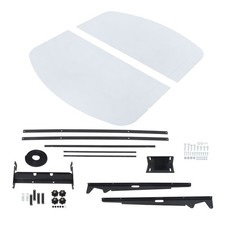 2" x 2" or 2" x 3" ROPS Tuff Top Tractor Canopy 52" X 52" White For John Deere