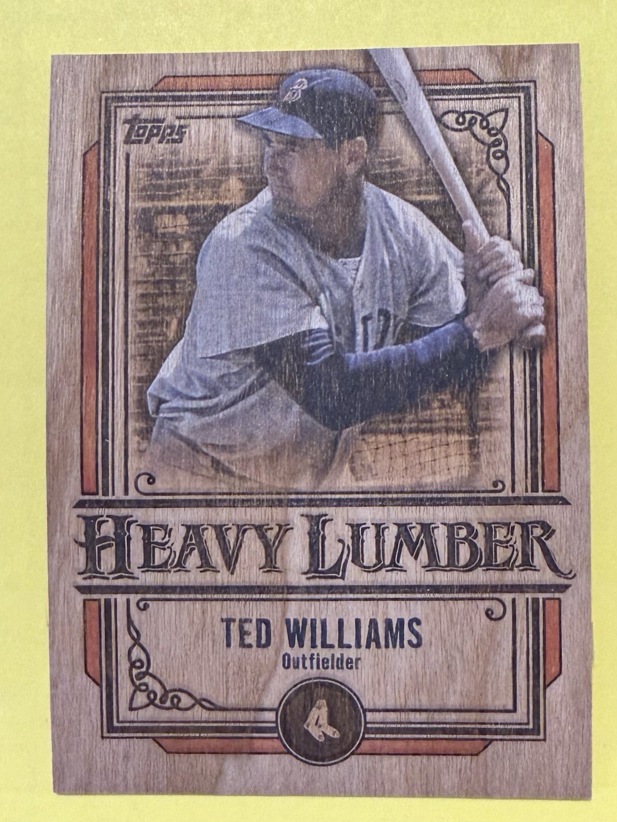 2025 Topps Update Heavy Lumber ~ Ted Williams #HL-50 ~ Red Sox ~ Pack Fresh