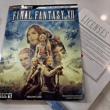Final Fantasy XII 12 BradyGames Official Strategy Guide Playstation 2 w/ poster