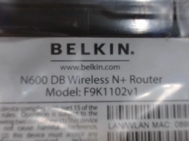 Belkin N600 DB Wireless Dual-Band N+ Router - Image 4 of 4