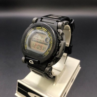 CASIO G-Shock DW-002 Honda Fox Fire Digital Watch Black Resin