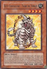 Yu-Gi-Oh: Crystalline Beast: Topaz Tiger | DP07-FR004 | Rare | EX | FR